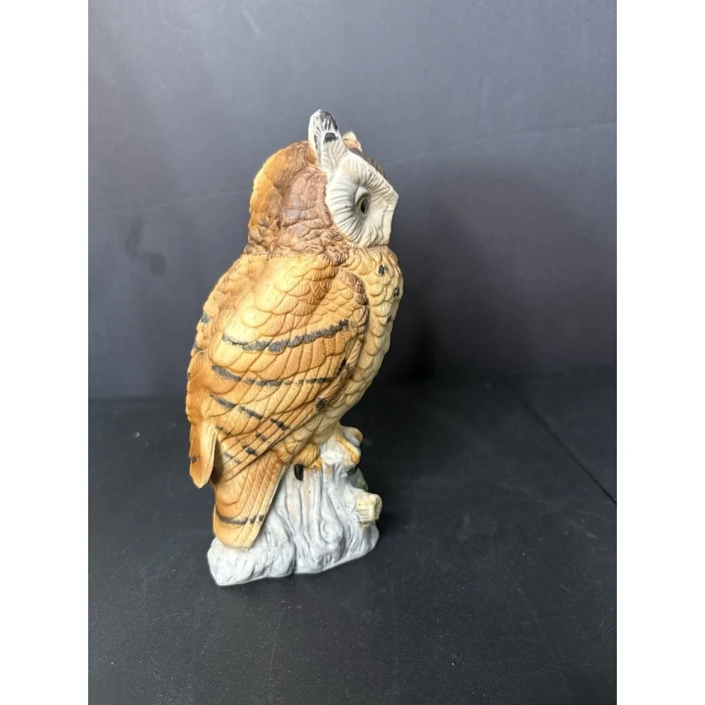 Owl Figurine Andrea By Sadek Porcelain Bird Made In Japan 9339 Vintage
